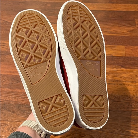 Converse All Star Men's Red and Black Sneakers - Picture 7 of 10